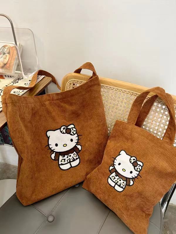 HELLO KITTY BROWN TOTE