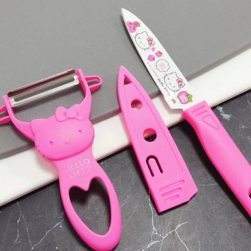 HELLO KITTY FRUIT KNIFE SET MEAL