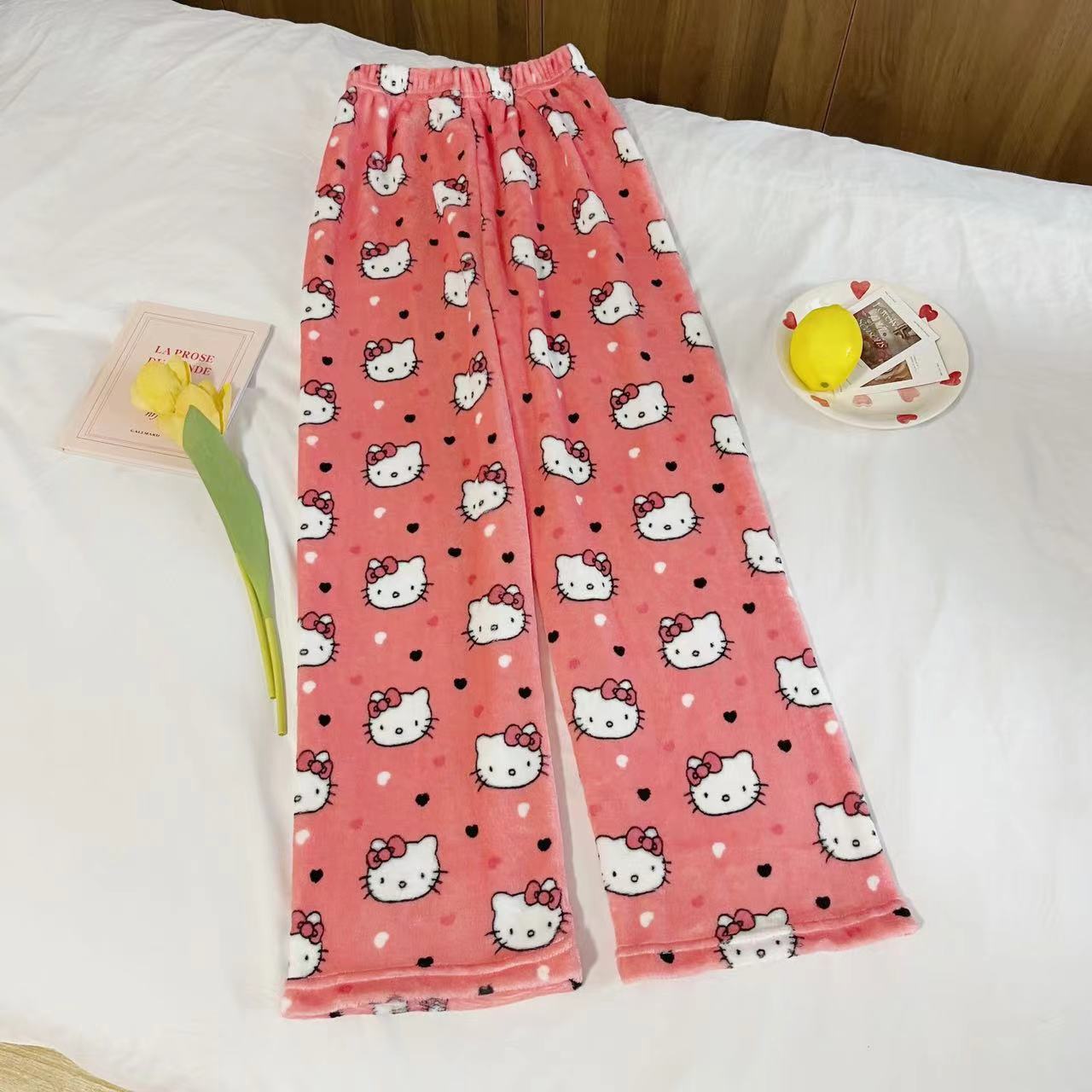 HELLO KITTY LOVE PAJAMA PANTS